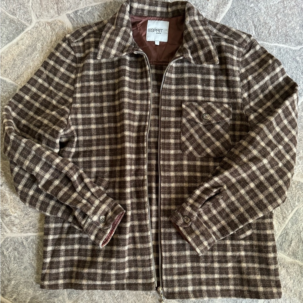 Vintage Esprit unlined wool coat